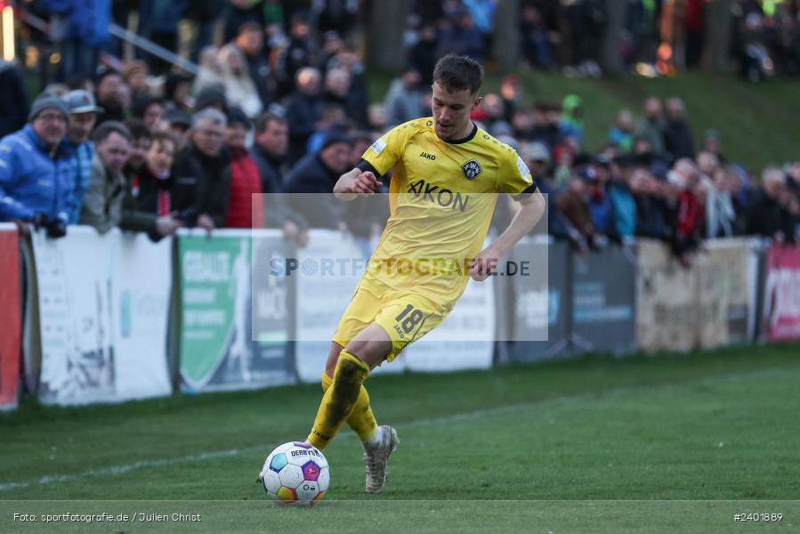 action, TSV Aubstadt, Sport, Regionalliga Bayern, Nachholspieltag, NGN Arena, Fussball, FWK, FC Würzburger Kickers, BFV, Aubstadt, April 2024, AUB, 03.04.2024 - Bild-ID: 2401889