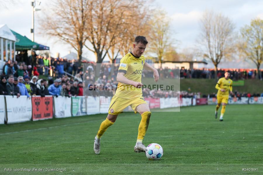 action, TSV Aubstadt, Sport, Regionalliga Bayern, Nachholspieltag, NGN Arena, Fussball, FWK, FC Würzburger Kickers, BFV, Aubstadt, April 2024, AUB, 03.04.2024 - Bild-ID: 2401891