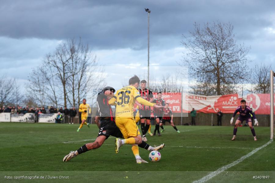 action, TSV Aubstadt, Sport, Regionalliga Bayern, Nachholspieltag, NGN Arena, Fussball, FWK, FC Würzburger Kickers, BFV, Aubstadt, April 2024, AUB, 03.04.2024 - Bild-ID: 2401897