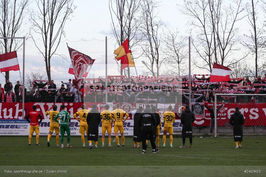 action, TSV Aubstadt, Sport, Regionalliga Bayern, Nachholspieltag, NGN Arena, Fussball, FWK, FC Würzburger Kickers, BFV, Aubstadt, April 2024, AUB, 03.04.2024 - Bild-ID: 2401903