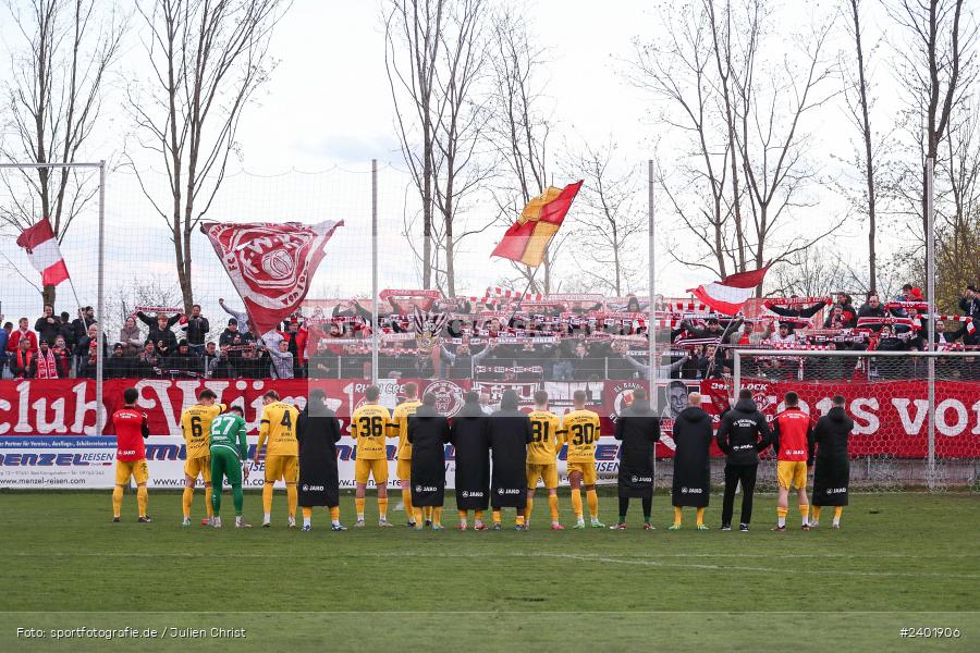 action, TSV Aubstadt, Sport, Regionalliga Bayern, Nachholspieltag, NGN Arena, Fussball, FWK, FC Würzburger Kickers, BFV, Aubstadt, April 2024, AUB, 03.04.2024 - Bild-ID: 2401906