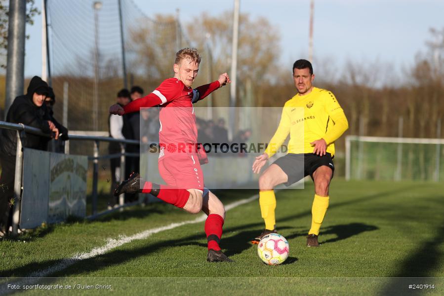 Sportgelände, Eisingen, 05.04.2024, sport, action, BFV, Fussball, April 2024, 26. Spieltag, Bezirksliga Unterfranken West, LOH, EIS, TSV Lohr, TSV Eisingen - Bild-ID: 2401914