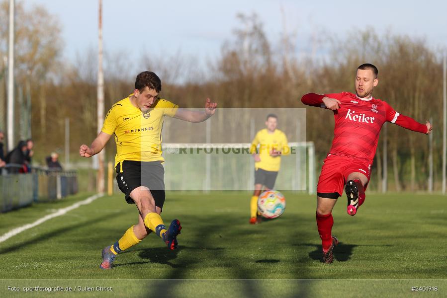 Sportgelände, Eisingen, 05.04.2024, sport, action, BFV, Fussball, April 2024, 26. Spieltag, Bezirksliga Unterfranken West, LOH, EIS, TSV Lohr, TSV Eisingen - Bild-ID: 2401918
