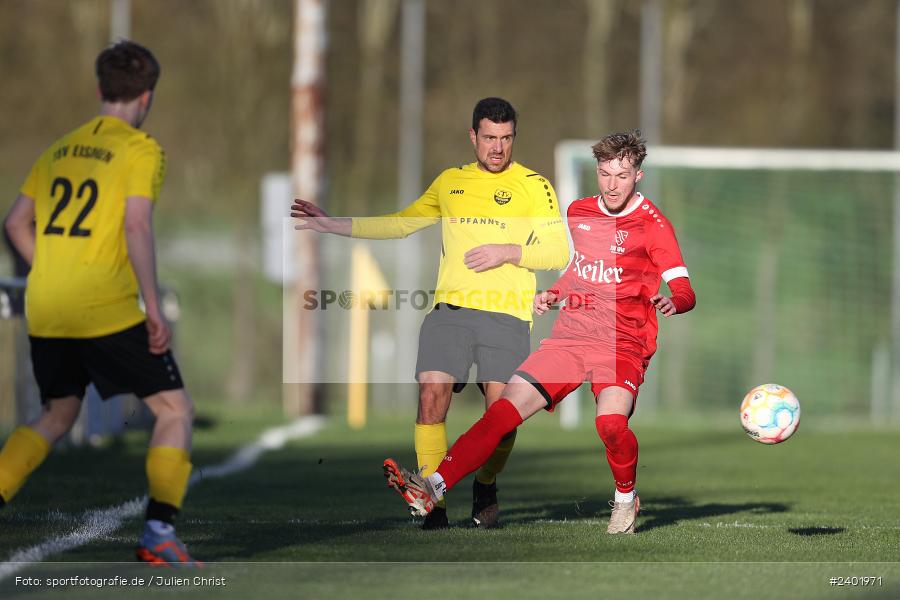 Sportgelände, Eisingen, 04.04.2024, sport, action, BFV, Fussball, April 2024, 26. Spieltag, Bezirksliga Unterfranken West, LOH, EIS, TSV Lohr, TSV Eisingen - Bild-ID: 2401971