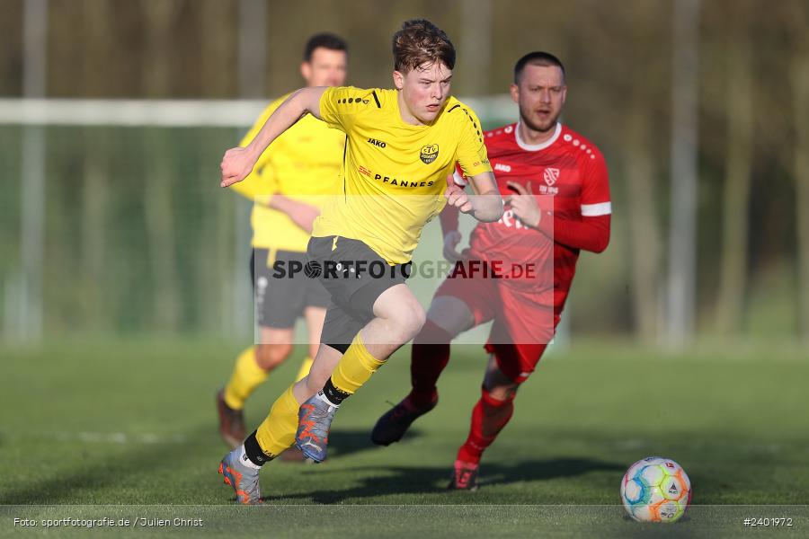 Sportgelände, Eisingen, 04.04.2024, sport, action, BFV, Fussball, April 2024, 26. Spieltag, Bezirksliga Unterfranken West, LOH, EIS, TSV Lohr, TSV Eisingen - Bild-ID: 2401972