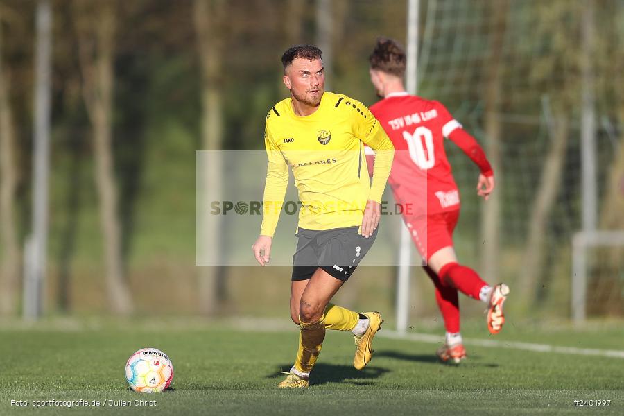 Sportgelände, Eisingen, 04.04.2024, sport, action, BFV, Fussball, April 2024, 26. Spieltag, Bezirksliga Unterfranken West, LOH, EIS, TSV Lohr, TSV Eisingen - Bild-ID: 2401997
