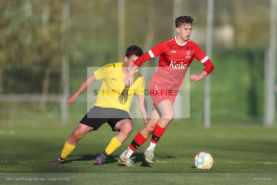 Sportgelände, Eisingen, 04.04.2024, sport, action, BFV, Fussball, April 2024, 26. Spieltag, Bezirksliga Unterfranken West, LOH, EIS, TSV Lohr, TSV Eisingen - Bild-ID: 2402004