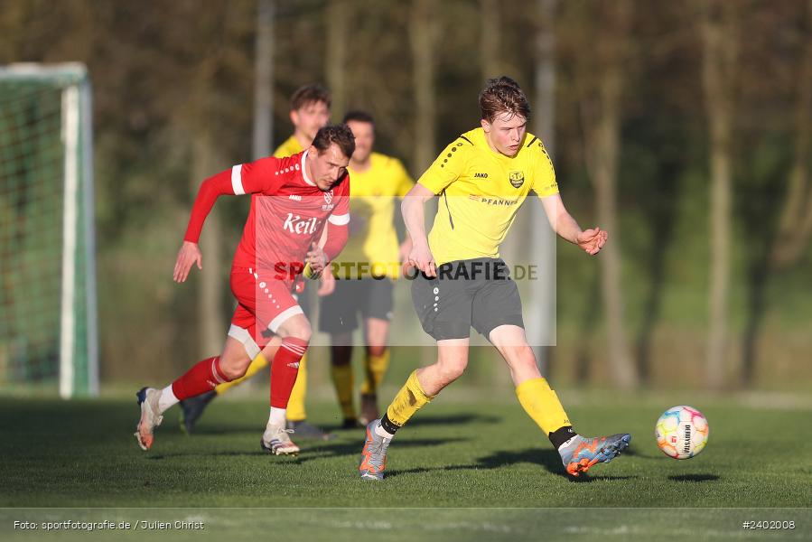 Sportgelände, Eisingen, 04.04.2024, sport, action, BFV, Fussball, April 2024, 26. Spieltag, Bezirksliga Unterfranken West, LOH, EIS, TSV Lohr, TSV Eisingen - Bild-ID: 2402008