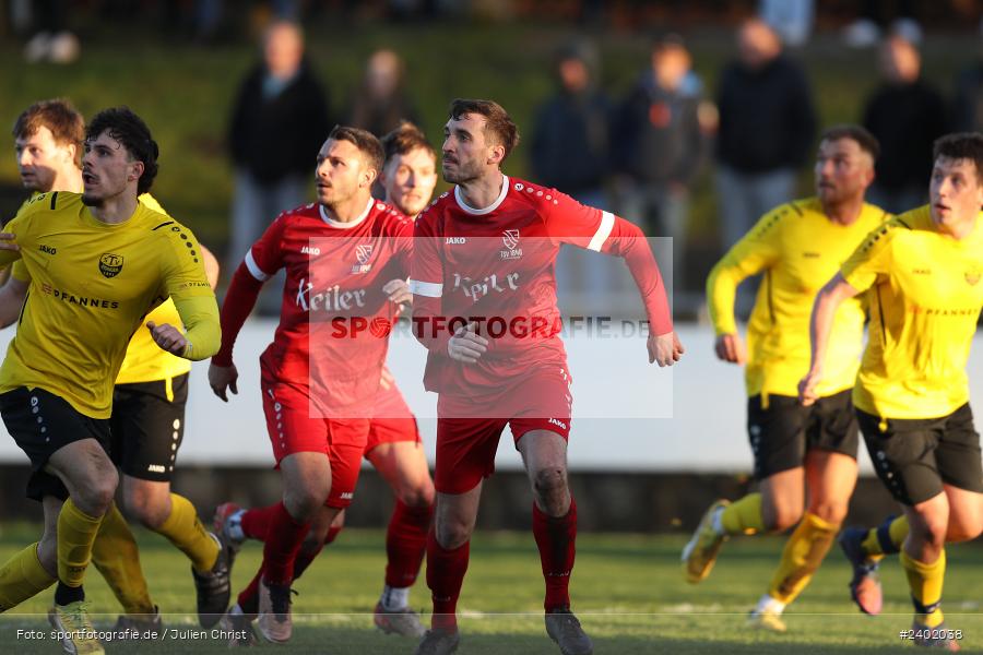 Sportgelände, Eisingen, 04.04.2024, sport, action, BFV, Fussball, April 2024, 26. Spieltag, Bezirksliga Unterfranken West, LOH, EIS, TSV Lohr, TSV Eisingen - Bild-ID: 2402038