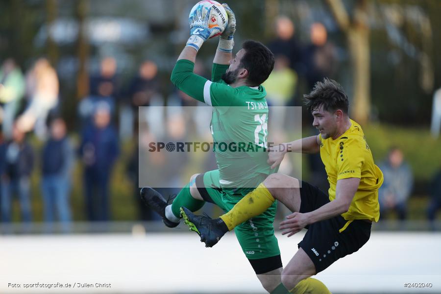 Sportgelände, Eisingen, 04.04.2024, sport, action, BFV, Fussball, April 2024, 26. Spieltag, Bezirksliga Unterfranken West, LOH, EIS, TSV Lohr, TSV Eisingen - Bild-ID: 2402040