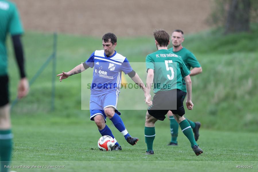 Sportgelände, Duttenbrunn, 05.04.2024, sport, action, BFV, Fussball, April 2024, 24. Spieltag, Kreisliga Würzburg Gr. 2, FCT, DUT, FC Thüngen, TSV Duttenbrunn - Bild-ID: 2402042