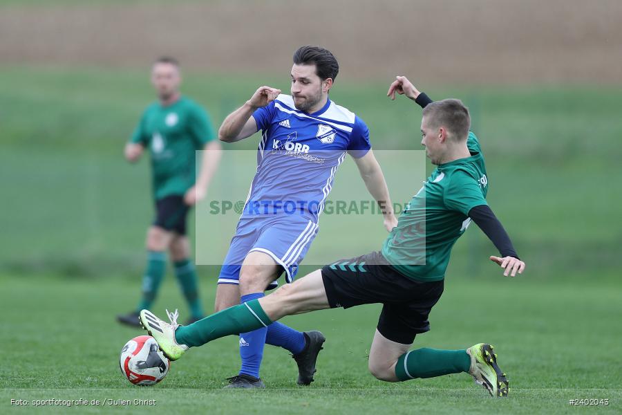 Sportgelände, Duttenbrunn, 05.04.2024, sport, action, BFV, Fussball, April 2024, 24. Spieltag, Kreisliga Würzburg Gr. 2, FCT, DUT, FC Thüngen, TSV Duttenbrunn - Bild-ID: 2402043