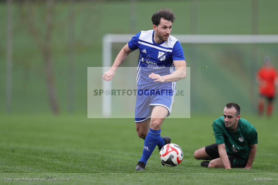 Sportgelände, Duttenbrunn, 05.04.2024, sport, action, BFV, Fussball, April 2024, 24. Spieltag, Kreisliga Würzburg Gr. 2, FCT, DUT, FC Thüngen, TSV Duttenbrunn - Bild-ID: 2402046