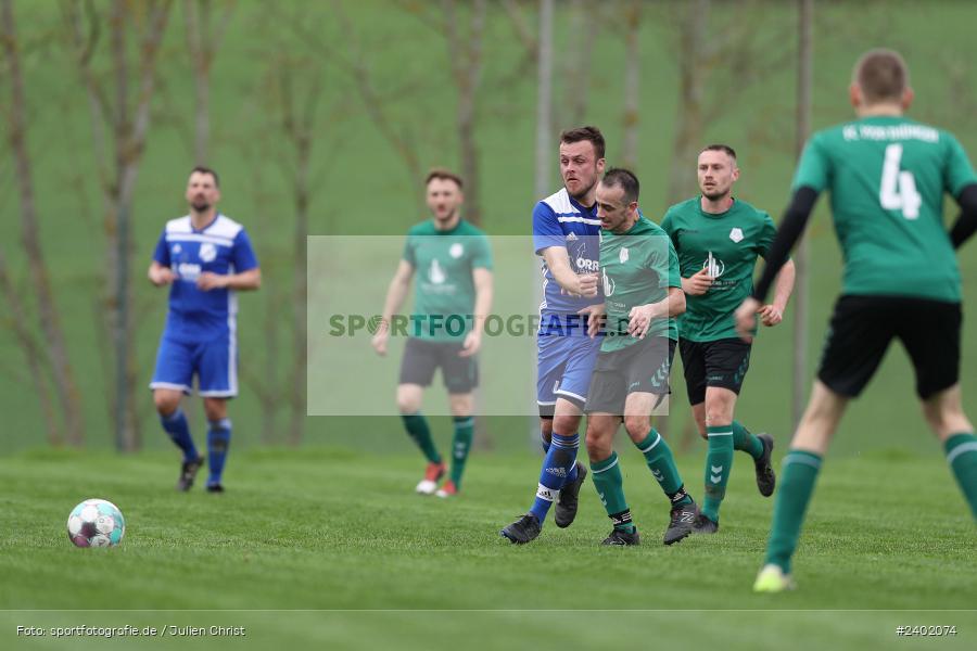 Sportgelände, Duttenbrunn, 05.04.2024, sport, action, BFV, Fussball, April 2024, 24. Spieltag, Kreisliga Würzburg Gr. 2, FCT, DUT, FC Thüngen, TSV Duttenbrunn - Bild-ID: 2402074