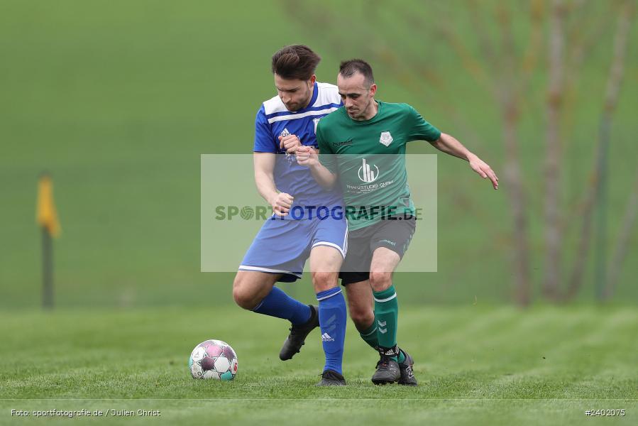 Sportgelände, Duttenbrunn, 05.04.2024, sport, action, BFV, Fussball, April 2024, 24. Spieltag, Kreisliga Würzburg Gr. 2, FCT, DUT, FC Thüngen, TSV Duttenbrunn - Bild-ID: 2402075