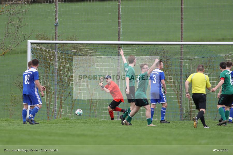 Sportgelände, Duttenbrunn, 05.04.2024, sport, action, BFV, Fussball, April 2024, 24. Spieltag, Kreisliga Würzburg Gr. 2, FCT, DUT, FC Thüngen, TSV Duttenbrunn - Bild-ID: 2402083