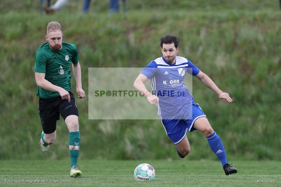 Sportgelände, Duttenbrunn, 05.04.2024, sport, action, BFV, Fussball, April 2024, 24. Spieltag, Kreisliga Würzburg Gr. 2, FCT, DUT, FC Thüngen, TSV Duttenbrunn - Bild-ID: 2402090