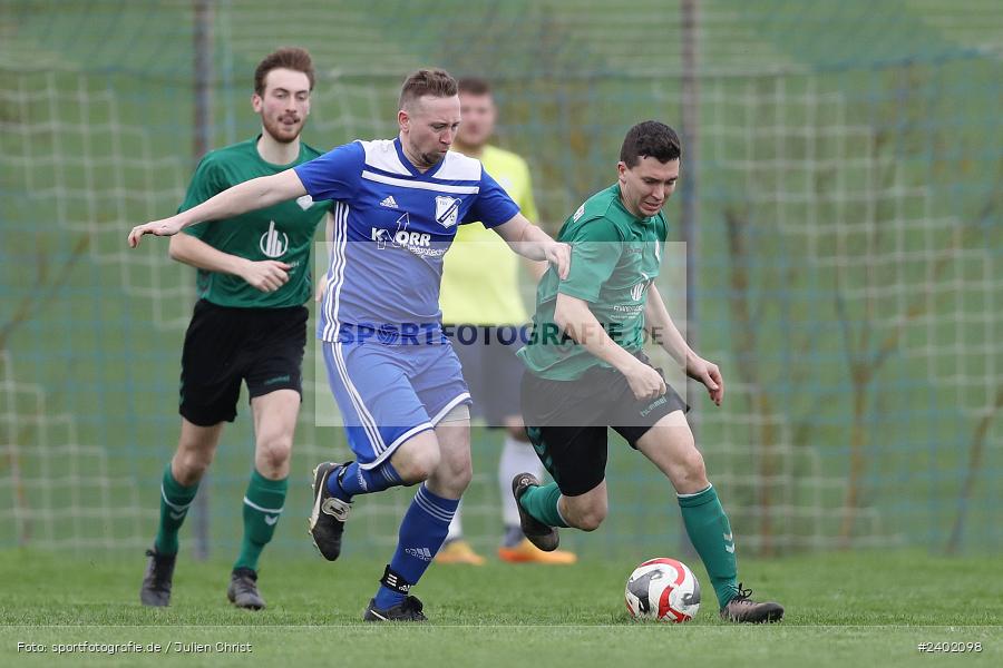Sportgelände, Duttenbrunn, 05.04.2024, sport, action, BFV, Fussball, April 2024, 24. Spieltag, Kreisliga Würzburg Gr. 2, FCT, DUT, FC Thüngen, TSV Duttenbrunn - Bild-ID: 2402098