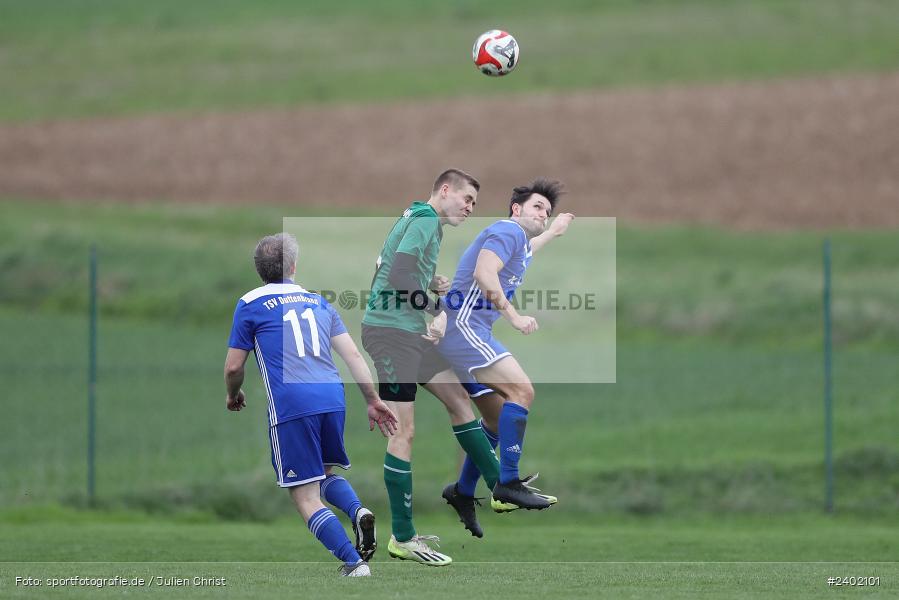 Sportgelände, Duttenbrunn, 05.04.2024, sport, action, BFV, Fussball, April 2024, 24. Spieltag, Kreisliga Würzburg Gr. 2, FCT, DUT, FC Thüngen, TSV Duttenbrunn - Bild-ID: 2402101