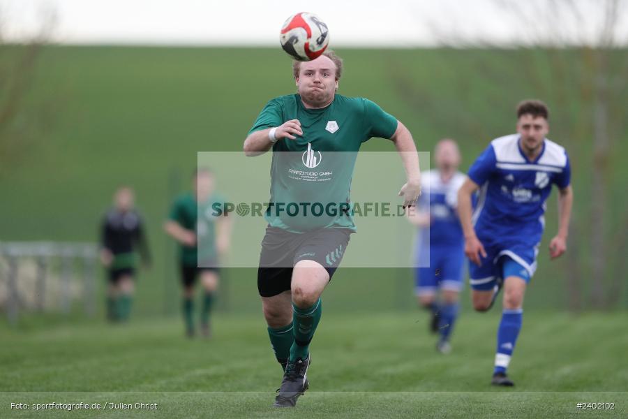 Sportgelände, Duttenbrunn, 05.04.2024, sport, action, BFV, Fussball, April 2024, 24. Spieltag, Kreisliga Würzburg Gr. 2, FCT, DUT, FC Thüngen, TSV Duttenbrunn - Bild-ID: 2402102