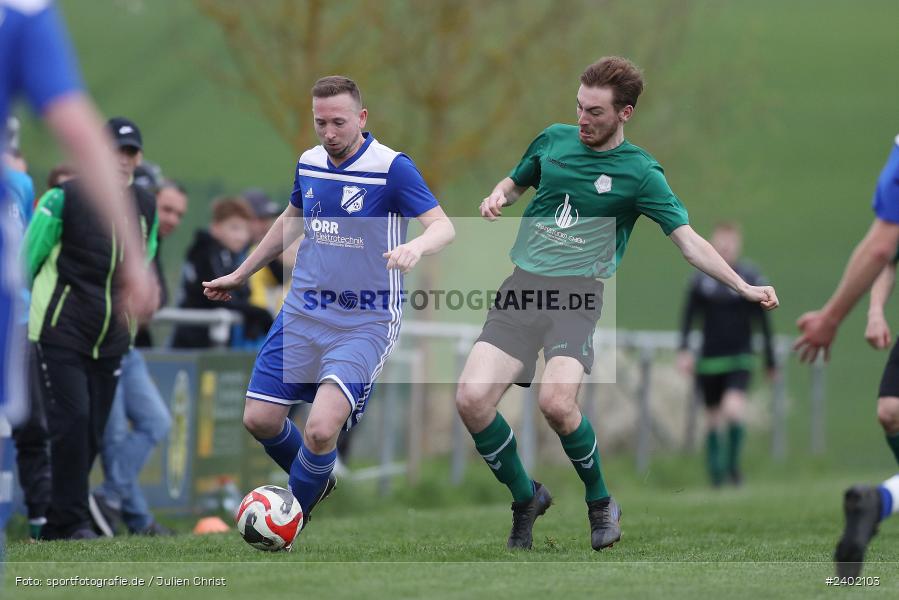 Sportgelände, Duttenbrunn, 05.04.2024, sport, action, BFV, Fussball, April 2024, 24. Spieltag, Kreisliga Würzburg Gr. 2, FCT, DUT, FC Thüngen, TSV Duttenbrunn - Bild-ID: 2402103