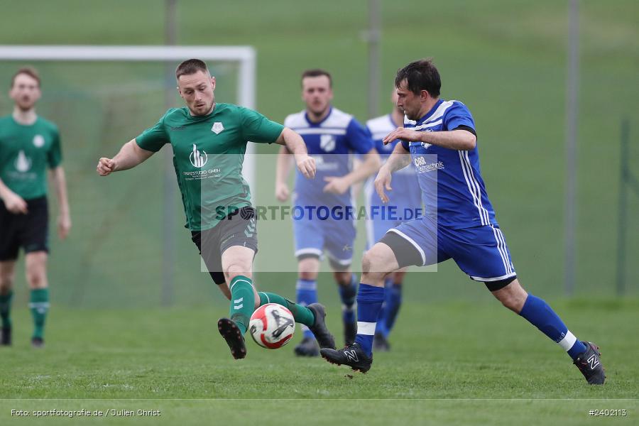 Sportgelände, Duttenbrunn, 05.04.2024, sport, action, BFV, Fussball, April 2024, 24. Spieltag, Kreisliga Würzburg Gr. 2, FCT, DUT, FC Thüngen, TSV Duttenbrunn - Bild-ID: 2402113