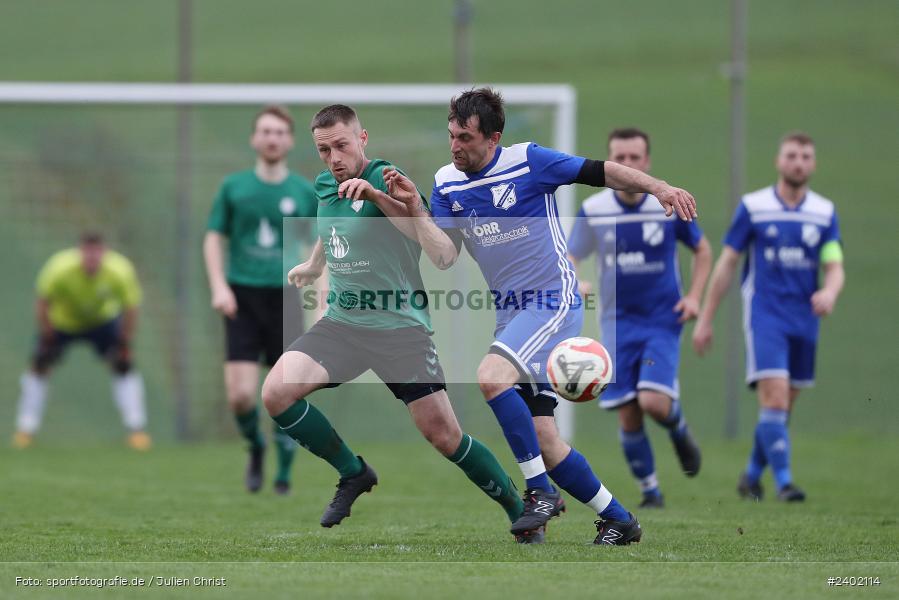 Sportgelände, Duttenbrunn, 05.04.2024, sport, action, BFV, Fussball, April 2024, 24. Spieltag, Kreisliga Würzburg Gr. 2, FCT, DUT, FC Thüngen, TSV Duttenbrunn - Bild-ID: 2402114