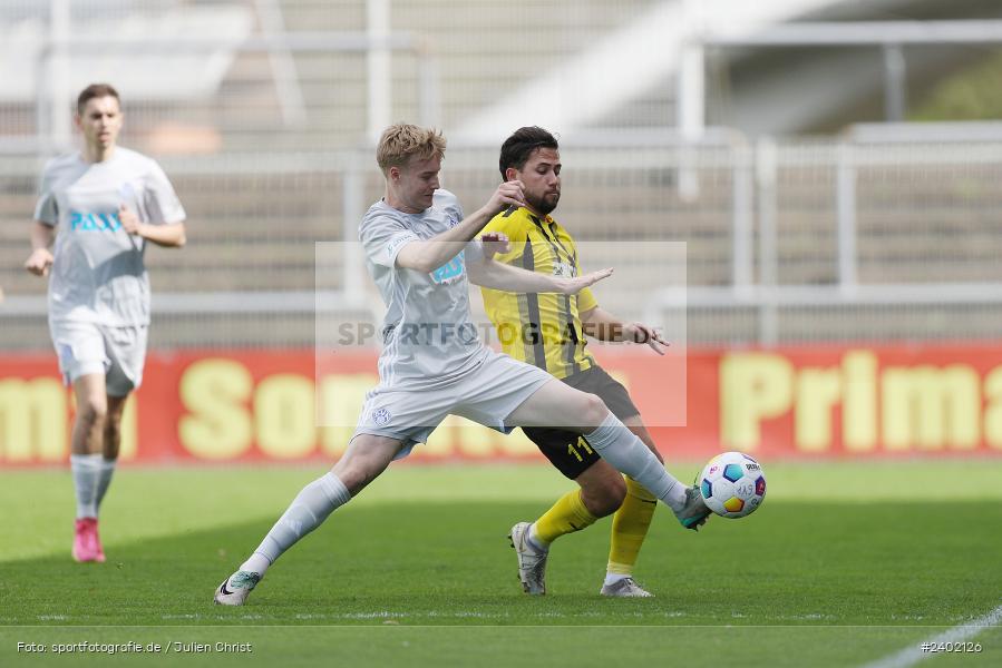Stadion am Schönbusch, Aschaffenburg, 06.04.2024, sport, action, BFV, Fussball, April 2024, 28. Spieltag, Regionalliga Bayern, DJK, SVA, DJK Vilzing, SV Viktoria Aschaffenburg - Bild-ID: 2402126
