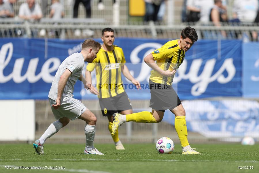 Stadion am Schönbusch, Aschaffenburg, 06.04.2024, sport, action, BFV, Fussball, April 2024, 28. Spieltag, Regionalliga Bayern, DJK, SVA, DJK Vilzing, SV Viktoria Aschaffenburg - Bild-ID: 2402133