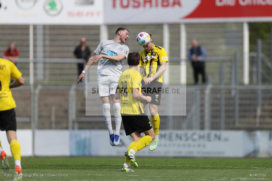 Stadion am Schönbusch, Aschaffenburg, 06.04.2024, sport, action, BFV, Fussball, April 2024, 28. Spieltag, Regionalliga Bayern, DJK, SVA, DJK Vilzing, SV Viktoria Aschaffenburg - Bild-ID: 2402136