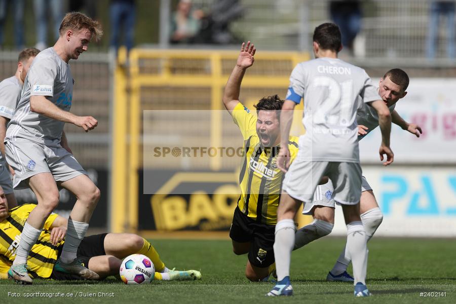 Stadion am Schönbusch, Aschaffenburg, 06.04.2024, sport, action, BFV, Fussball, April 2024, 28. Spieltag, Regionalliga Bayern, DJK, SVA, DJK Vilzing, SV Viktoria Aschaffenburg - Bild-ID: 2402141