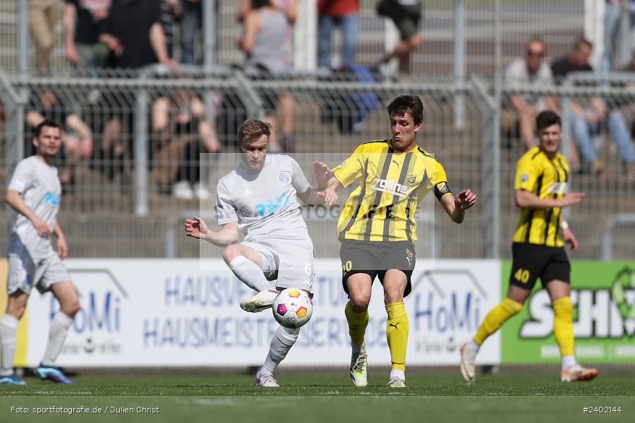 Stadion am Schönbusch, Aschaffenburg, 06.04.2024, sport, action, BFV, Fussball, April 2024, 28. Spieltag, Regionalliga Bayern, DJK, SVA, DJK Vilzing, SV Viktoria Aschaffenburg - Bild-ID: 2402144