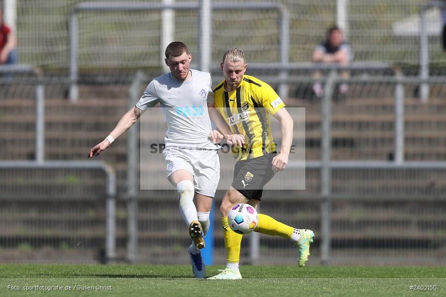 Stadion am Schönbusch, Aschaffenburg, 06.04.2024, sport, action, BFV, Fussball, April 2024, 28. Spieltag, Regionalliga Bayern, DJK, SVA, DJK Vilzing, SV Viktoria Aschaffenburg - Bild-ID: 2402150