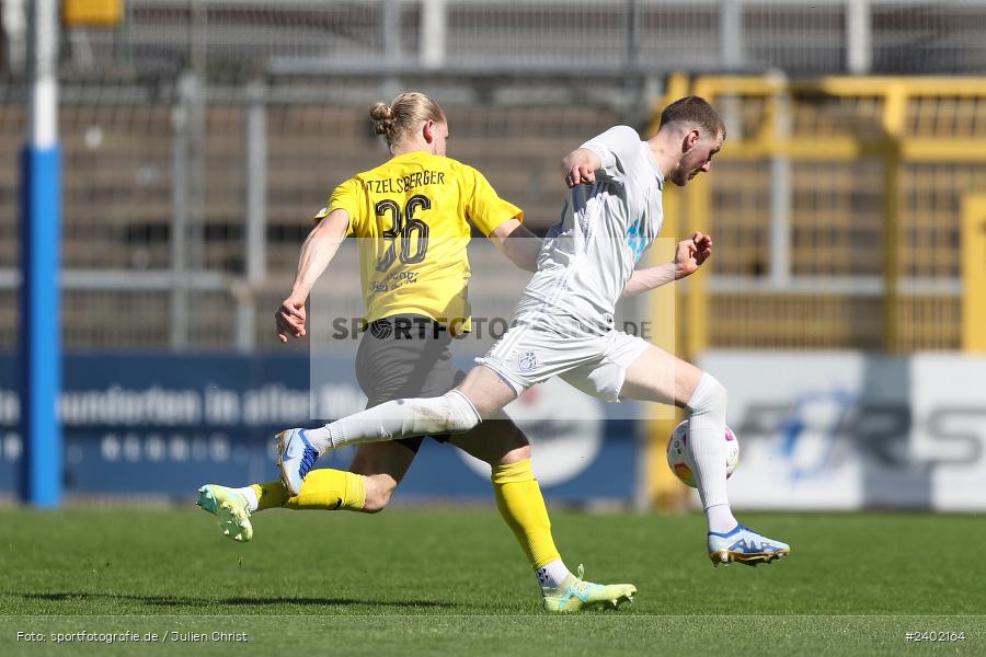 Stadion am Schönbusch, Aschaffenburg, 06.04.2024, sport, action, BFV, Fussball, April 2024, 28. Spieltag, Regionalliga Bayern, DJK, SVA, DJK Vilzing, SV Viktoria Aschaffenburg - Bild-ID: 2402164