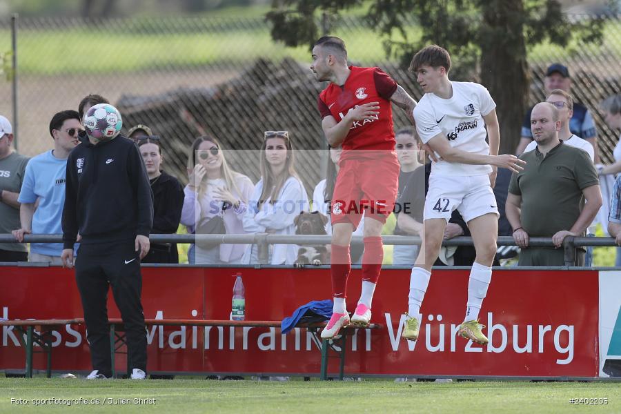 Sportgelände, Karlburg, 06.04.2024, sport, action, BFV, Fussball, April 2024, 28. Spieltag, Landesliga Nordwest, VAB, TSV, SV Vatan Spor Aschaffenburg, TSV Karlburg - Bild-ID: 2402203