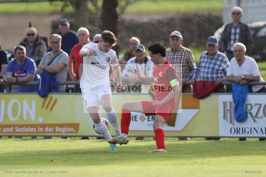 Sportgelände, Karlburg, 06.04.2024, sport, action, BFV, Fussball, April 2024, 28. Spieltag, Landesliga Nordwest, VAB, TSV, SV Vatan Spor Aschaffenburg, TSV Karlburg - Bild-ID: 2402213