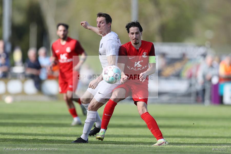 Sportgelände, Karlburg, 06.04.2024, sport, action, BFV, Fussball, April 2024, 28. Spieltag, Landesliga Nordwest, VAB, TSV, SV Vatan Spor Aschaffenburg, TSV Karlburg - Bild-ID: 2402221