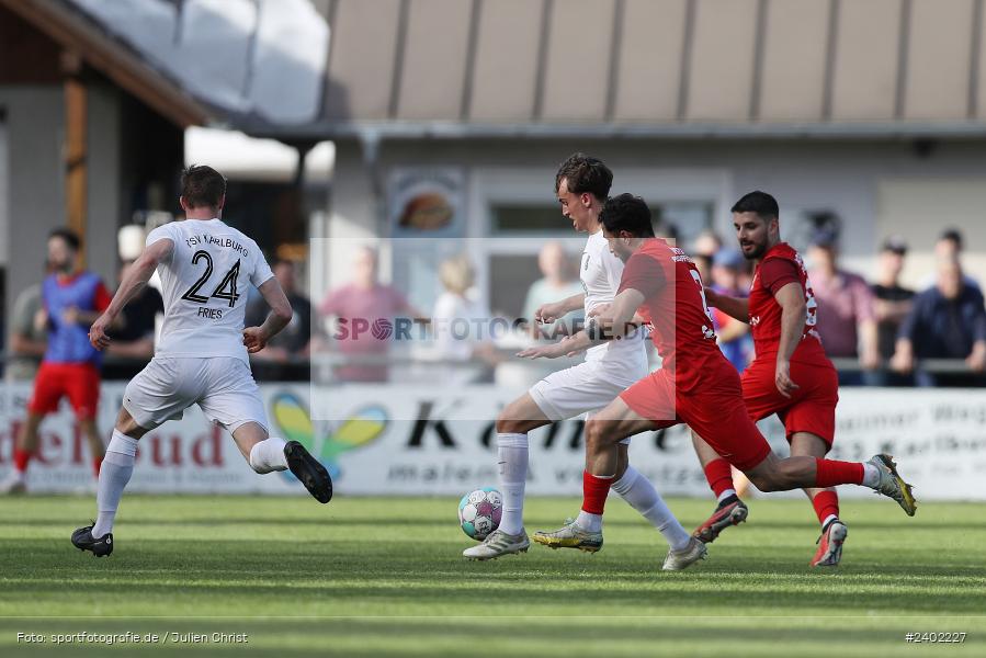 Sportgelände, Karlburg, 06.04.2024, sport, action, BFV, Fussball, April 2024, 28. Spieltag, Landesliga Nordwest, VAB, TSV, SV Vatan Spor Aschaffenburg, TSV Karlburg - Bild-ID: 2402227