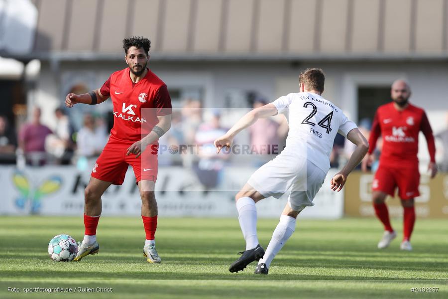 Sportgelände, Karlburg, 06.04.2024, sport, action, BFV, Fussball, April 2024, 28. Spieltag, Landesliga Nordwest, VAB, TSV, SV Vatan Spor Aschaffenburg, TSV Karlburg - Bild-ID: 2402237