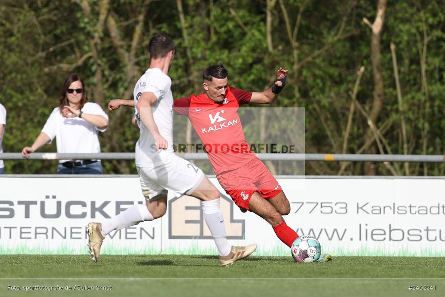 Sportgelände, Karlburg, 06.04.2024, sport, action, BFV, Fussball, April 2024, 28. Spieltag, Landesliga Nordwest, VAB, TSV, SV Vatan Spor Aschaffenburg, TSV Karlburg - Bild-ID: 2402241