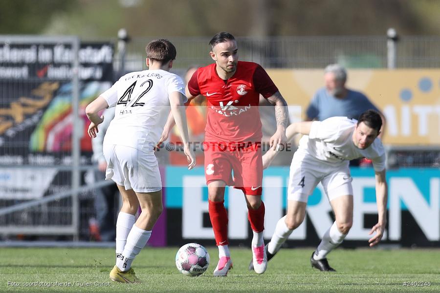 Sportgelände, Karlburg, 06.04.2024, sport, action, BFV, Fussball, April 2024, 28. Spieltag, Landesliga Nordwest, VAB, TSV, SV Vatan Spor Aschaffenburg, TSV Karlburg - Bild-ID: 2402246