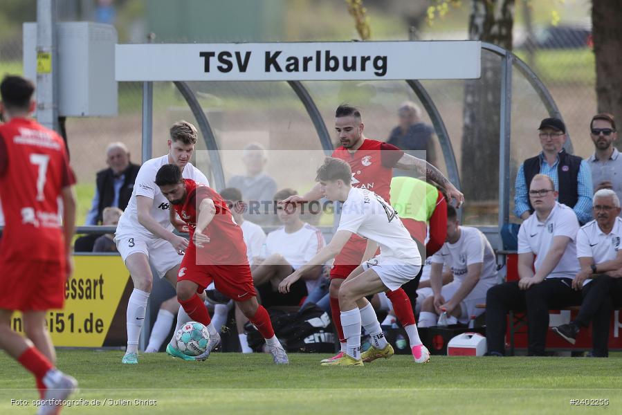 Sportgelände, Karlburg, 06.04.2024, sport, action, BFV, Fussball, April 2024, 28. Spieltag, Landesliga Nordwest, VAB, TSV, SV Vatan Spor Aschaffenburg, TSV Karlburg - Bild-ID: 2402255
