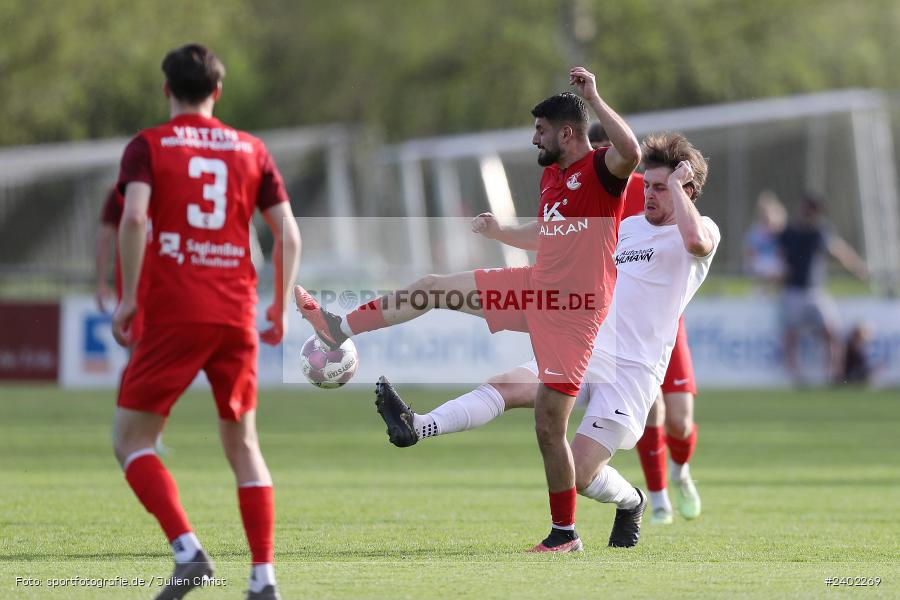 Sportgelände, Karlburg, 06.04.2024, sport, action, BFV, Fussball, April 2024, 28. Spieltag, Landesliga Nordwest, VAB, TSV, SV Vatan Spor Aschaffenburg, TSV Karlburg - Bild-ID: 2402269