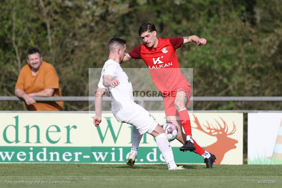 Sportgelände, Karlburg, 06.04.2024, sport, action, BFV, Fussball, April 2024, 28. Spieltag, Landesliga Nordwest, VAB, TSV, SV Vatan Spor Aschaffenburg, TSV Karlburg - Bild-ID: 2402280