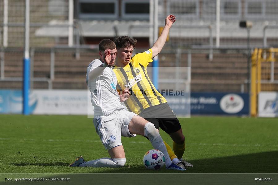 Stadion am Schönbusch, Aschaffenburg, 06.04.2024, sport, action, BFV, Fussball, April 2024, 28. Spieltag, Regionalliga Bayern, DJK, SVA, DJK Vilzing, SV Viktoria Aschaffenburg - Bild-ID: 2402283