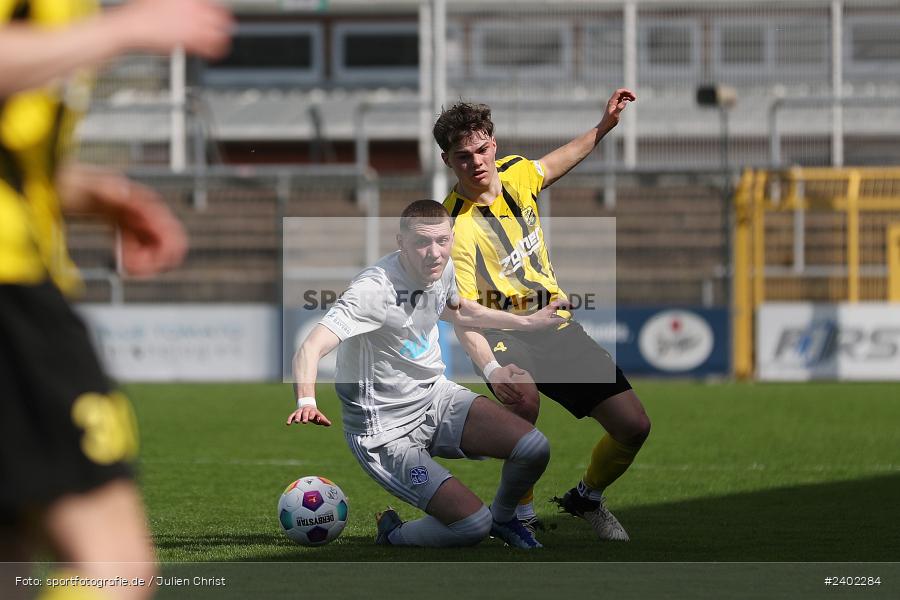 Stadion am Schönbusch, Aschaffenburg, 06.04.2024, sport, action, BFV, Fussball, April 2024, 28. Spieltag, Regionalliga Bayern, DJK, SVA, DJK Vilzing, SV Viktoria Aschaffenburg - Bild-ID: 2402284