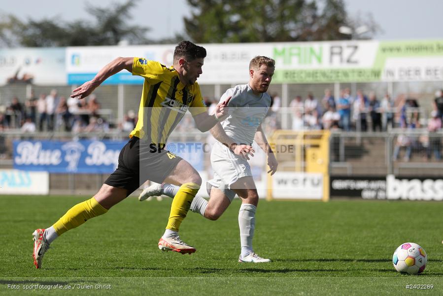 Stadion am Schönbusch, Aschaffenburg, 06.04.2024, sport, action, BFV, Fussball, April 2024, 28. Spieltag, Regionalliga Bayern, DJK, SVA, DJK Vilzing, SV Viktoria Aschaffenburg - Bild-ID: 2402289