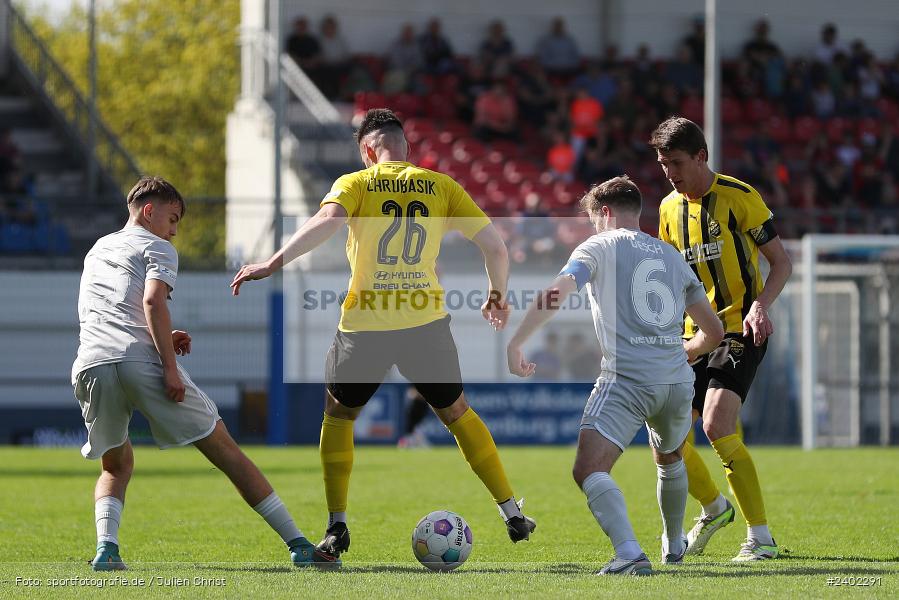 Stadion am Schönbusch, Aschaffenburg, 06.04.2024, sport, action, BFV, Fussball, April 2024, 28. Spieltag, Regionalliga Bayern, DJK, SVA, DJK Vilzing, SV Viktoria Aschaffenburg - Bild-ID: 2402291