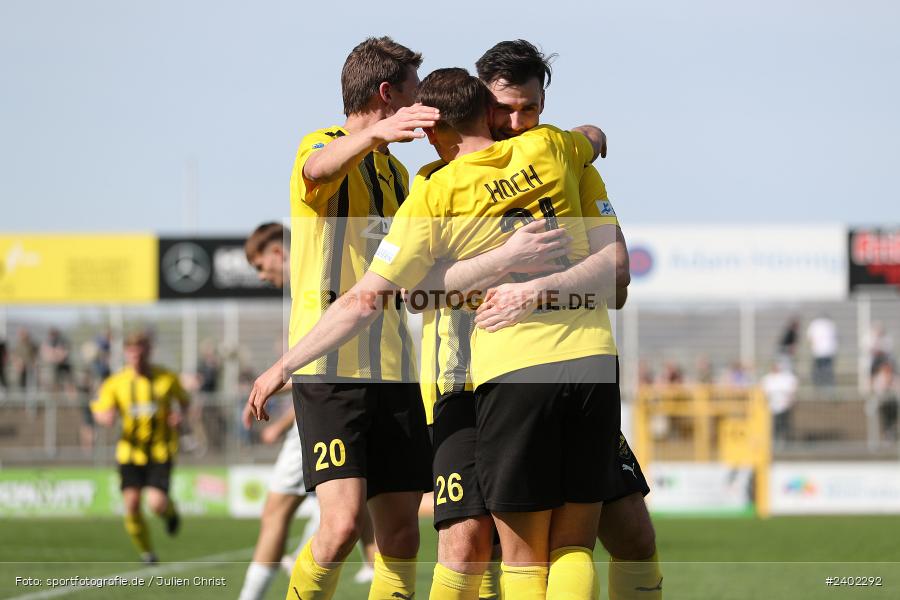 Stadion am Schönbusch, Aschaffenburg, 06.04.2024, sport, action, BFV, Fussball, April 2024, 28. Spieltag, Regionalliga Bayern, DJK, SVA, DJK Vilzing, SV Viktoria Aschaffenburg - Bild-ID: 2402292