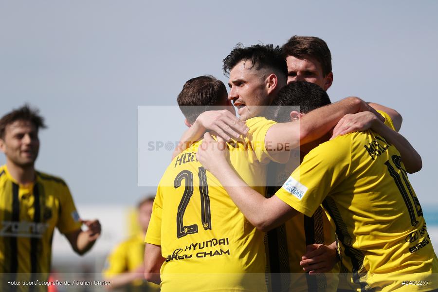 Stadion am Schönbusch, Aschaffenburg, 06.04.2024, sport, action, BFV, Fussball, April 2024, 28. Spieltag, Regionalliga Bayern, DJK, SVA, DJK Vilzing, SV Viktoria Aschaffenburg - Bild-ID: 2402297